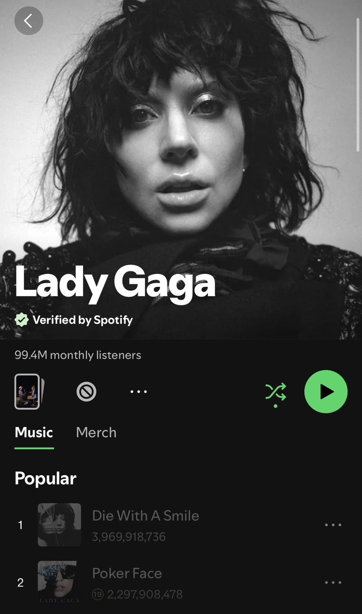 rockwithqueen's tweet photo. i’ve been a fan of gaga for years but i just blocked her on spotify after finding out she never spoke out or made a statement about performing in israel right after the genocide in palestine. it’s so unacceptable and we shouldn’t support or give a platform to people like her! https://t.co/zLlxi6aCjv
