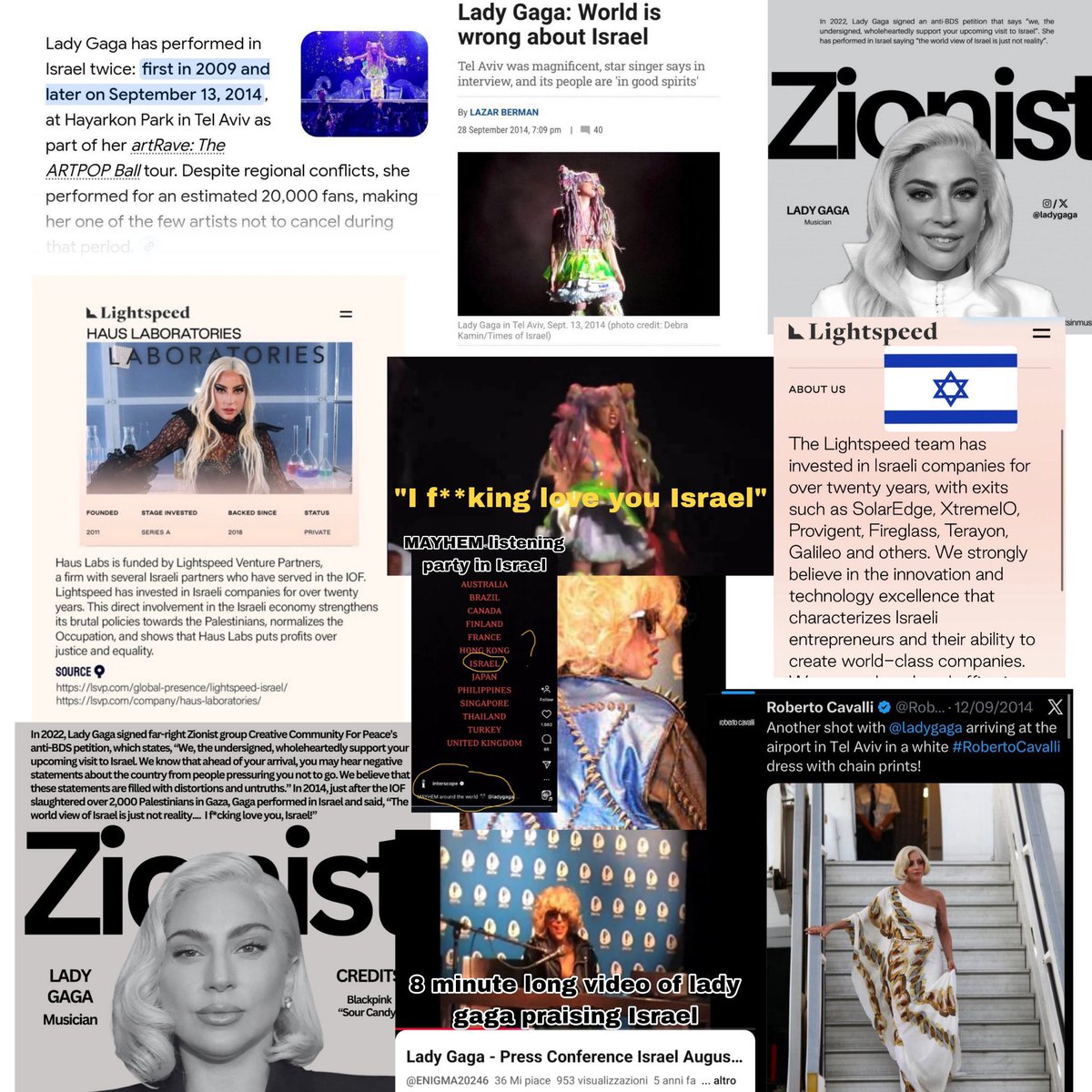 rockwithqueen's tweet photo. i’ve been a fan of gaga for years but i just blocked her on spotify after finding out she never spoke out or made a statement about performing in israel right after the genocide in palestine. it’s so unacceptable and we shouldn’t support or give a platform to people like her! https://t.co/zLlxi6aCjv