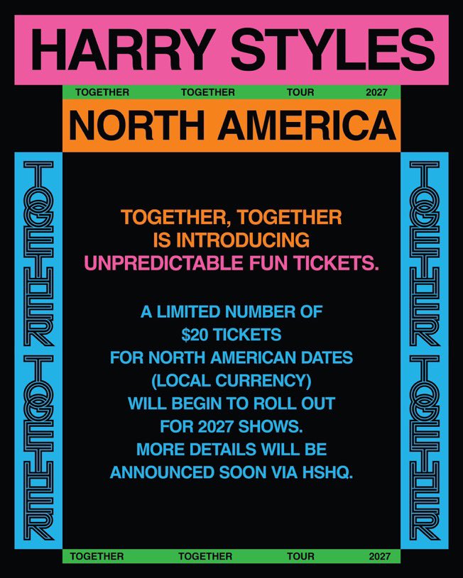 stacheharry's tweet photo. the fact that harry and his team actually heard our complaints about pricing and are taking steps to make these shows more accessible to fans really speaks to the kind of person he is. he listens, he cares, and he genuinely wants his fans to be able to experience these shows🥹😭 https://t.co/iqF1x0HlE8
