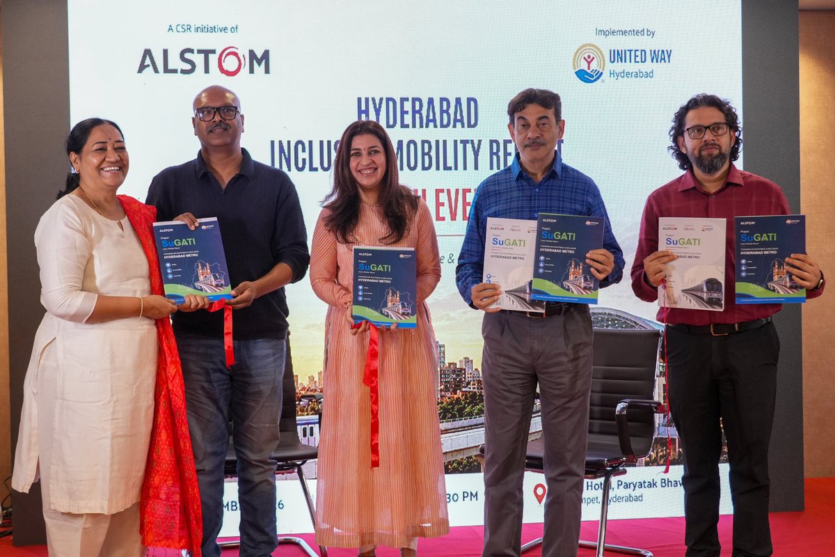 unitedwayhyd's tweet photo. What will it take to make Hyderabad’s mobility more inclusive? 
Project SuGati brought diverse stakeholders together to explore safer, more accessible mobility - from the street to the station and last mile.
The message: inclusion needs collaboration, accountability and action. https://t.co/O26FdRw5fE