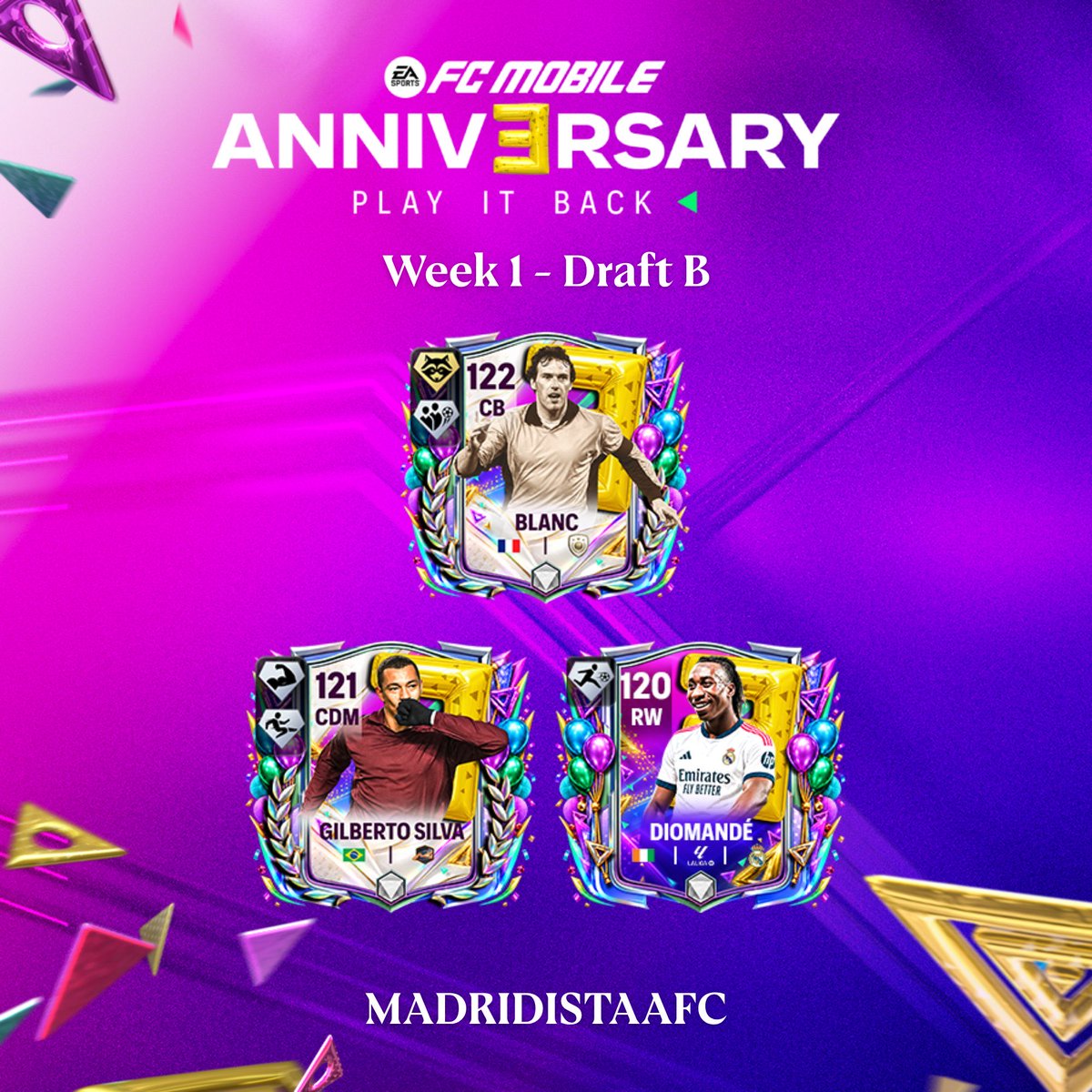 FUTDominion22's tweet photo. Anniversary Week 1 drafts. 😍 

via @MadridistaaFC https://t.co/9ACzCMxmUf