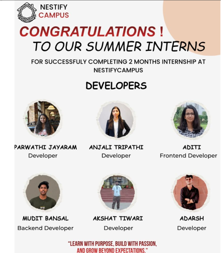 akshatt877's tweet photo. https://t.co/1zCZ72SujC
Completed the 2 month summer intern at the startup of IGDTUW.
💡 Gained hands‑on experience in development, problem‑solving, and collaboration.
The next biggest challenge lies ahead is GATE_CS 2027 
it should go according to my plans at any cost... https://t.co/XiWZPKKQV5