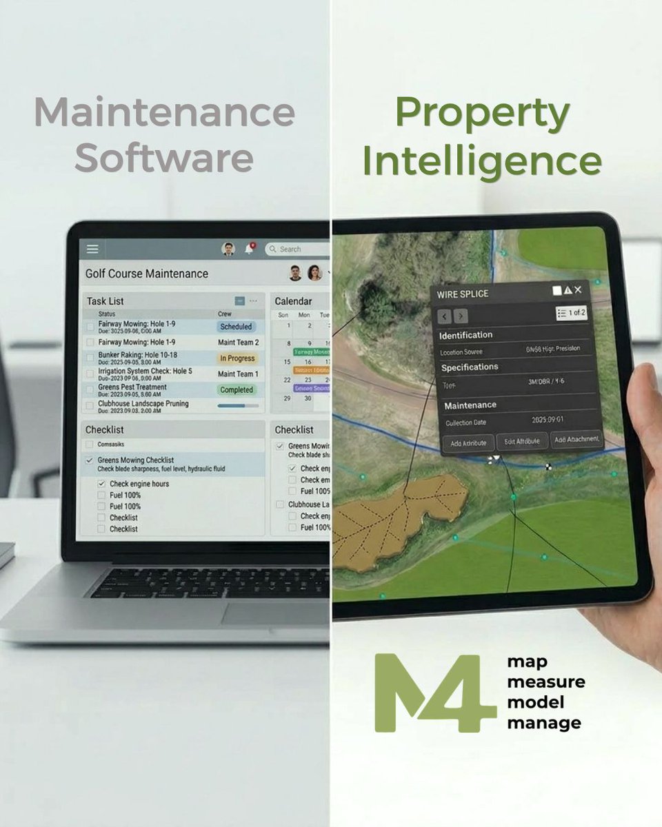 m4fieldview's tweet photo. A golf course maintenance software knows what was done. It doesn't know what was learned. Property Intelligence helps you preserve what your team knows.

M4 = institutional knowledge 

#PropertyIntelligence #GolfCourseMaintenance #GolfOps https://t.co/qYWWm3Uy8M
