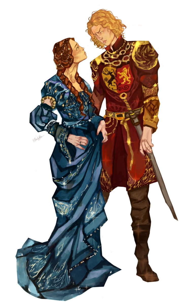 acervosansa's tweet photo. sansa &amp; joffrey 

✎ fanart feita por @/whodied66 no tumblr https://t.co/pkSnrsSSLG