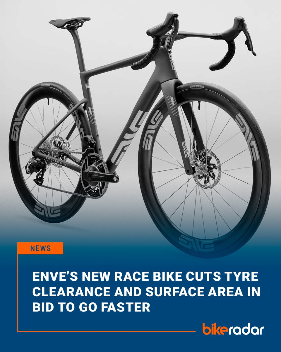 bikeradar's tweet photo. The Melee v2 bucks the industry trend for wider tyres and ENVE says it's faster than bikes from Specialized and Trek.

Read more 👉 https://t.co/ebYBpZjCFF https://t.co/9lHQ2S5L3h