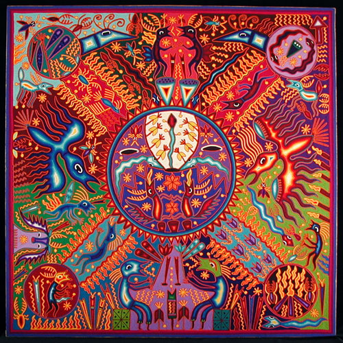 twistopherrobin's tweet photo. #Art #FolkArt #Huichol #CentralMexico https://t.co/jdDy1yskQo