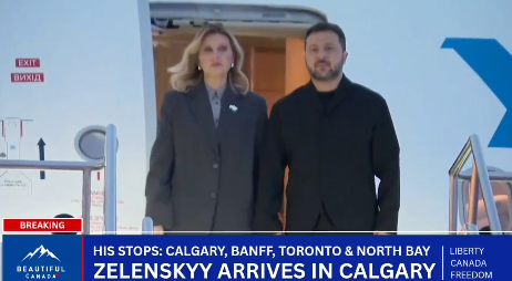 TheMarcitect's tweet photo. The clown prince is here to pick up his cash. Watching all the criminal politicians fawn over him is sickening while Canadians struggle to live.. How much will this cost Canadian tax payers this time. https://t.co/BIj4Yl5ayO