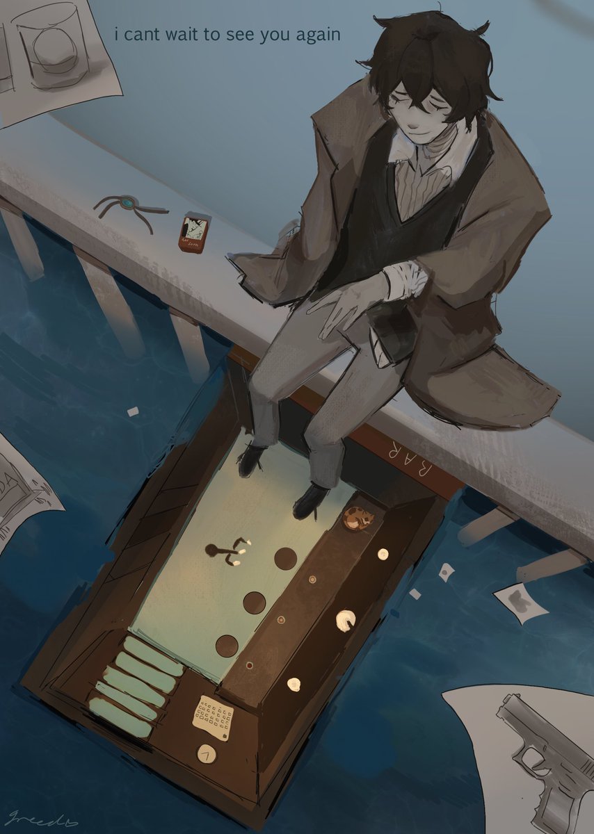 ilikegreedraw's tweet photo. smile #dazai https://t.co/n7IkFY9tgg