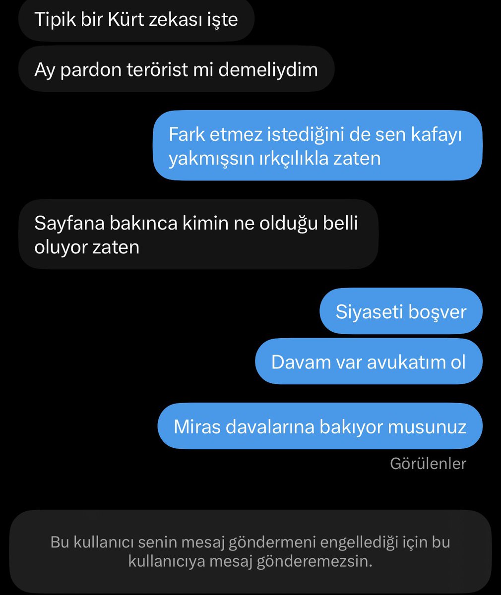 provoqatorAram's tweet photo. Altı üstü ben vukuat sen avukat ol istedim niye engelledin Çirte https://t.co/5CFMLvBVPB