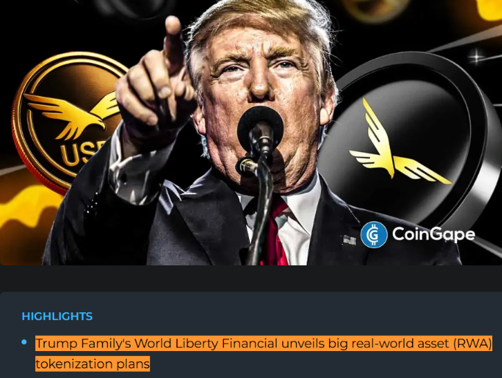 mustardseedfait's tweet photo. TRUMP WANTS THE U.S. TO WIN THE DIGITAL-ASSET RACE. TOKENIZATION COULD BE ONE OF THE BIGGEST PIECES OF IT
His administration is backing broader crypto-market legislation, including the Clarity Act, as Washington pushes for clearer rules around digital assets.
At the same time, tokenization is moving deeper into traditional finance. $AXG already operates around stablecoins and tokenized real-world assets, while its AlloyX arm has worked with Libeara on the RYT tokenized money-market fund built on FERION.
If regulation gets clearer and institutional adoption keeps growing, the real opportunity may be in the infrastructure connecting Wall Street with on-chain markets.
AXG is one speculative name I’m watching in that transition