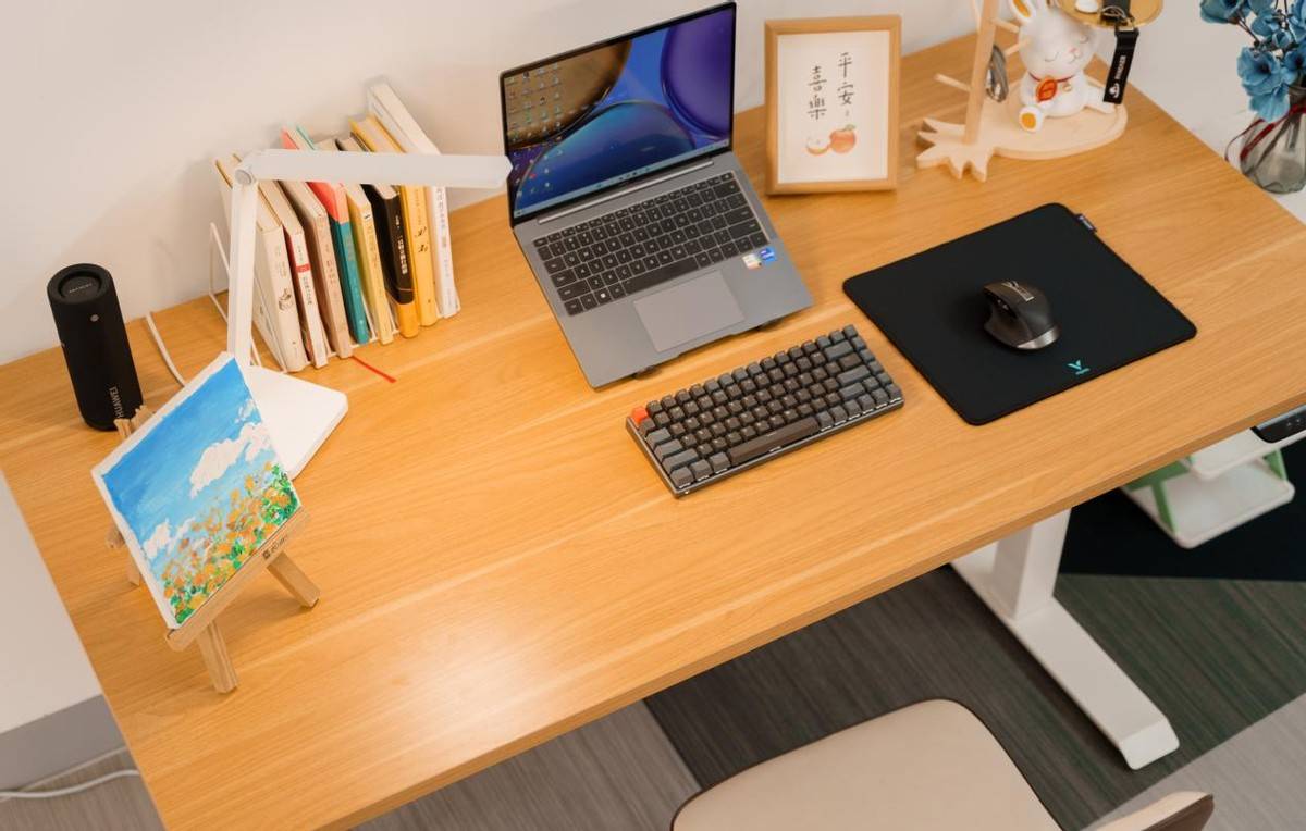 BurakOzs6dm's tweet photo. Upgrade my small desk for productivity! Cable organizers + monitor stand = clutter-free focus zone  Perfect for remote work u0026 study days. https://t.co/v0vvLfTyFM