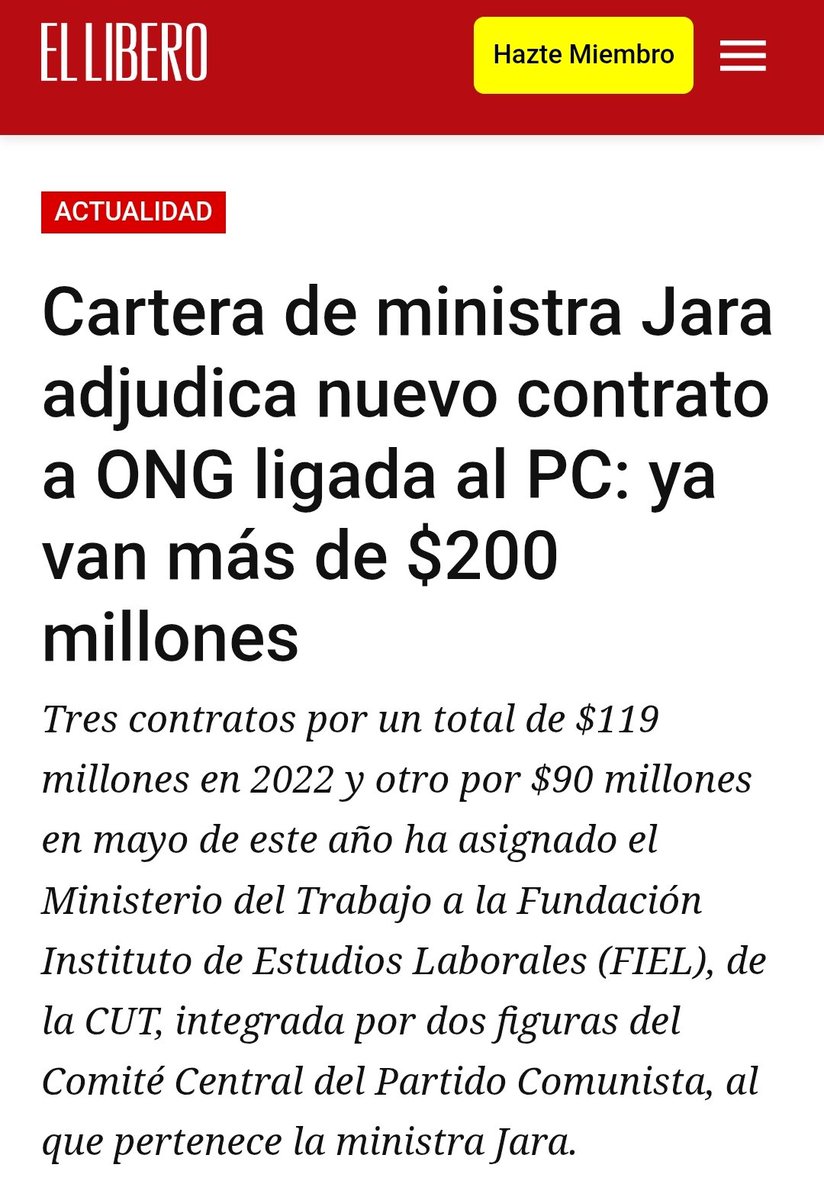 Ente_Oculto13's tweet photo. Saben cuántos administrativos con enseñanza media contrato la Comunista Jeannette Jara y los ministros del Mechero Gabriel Boric por más de $1.000.000 al mes,algunos fueron parientes,busquen en transparencia en el ministerio del trabajo.
#MuchoGustoMega
#contigochv https://t.co/byHJDxGcAL