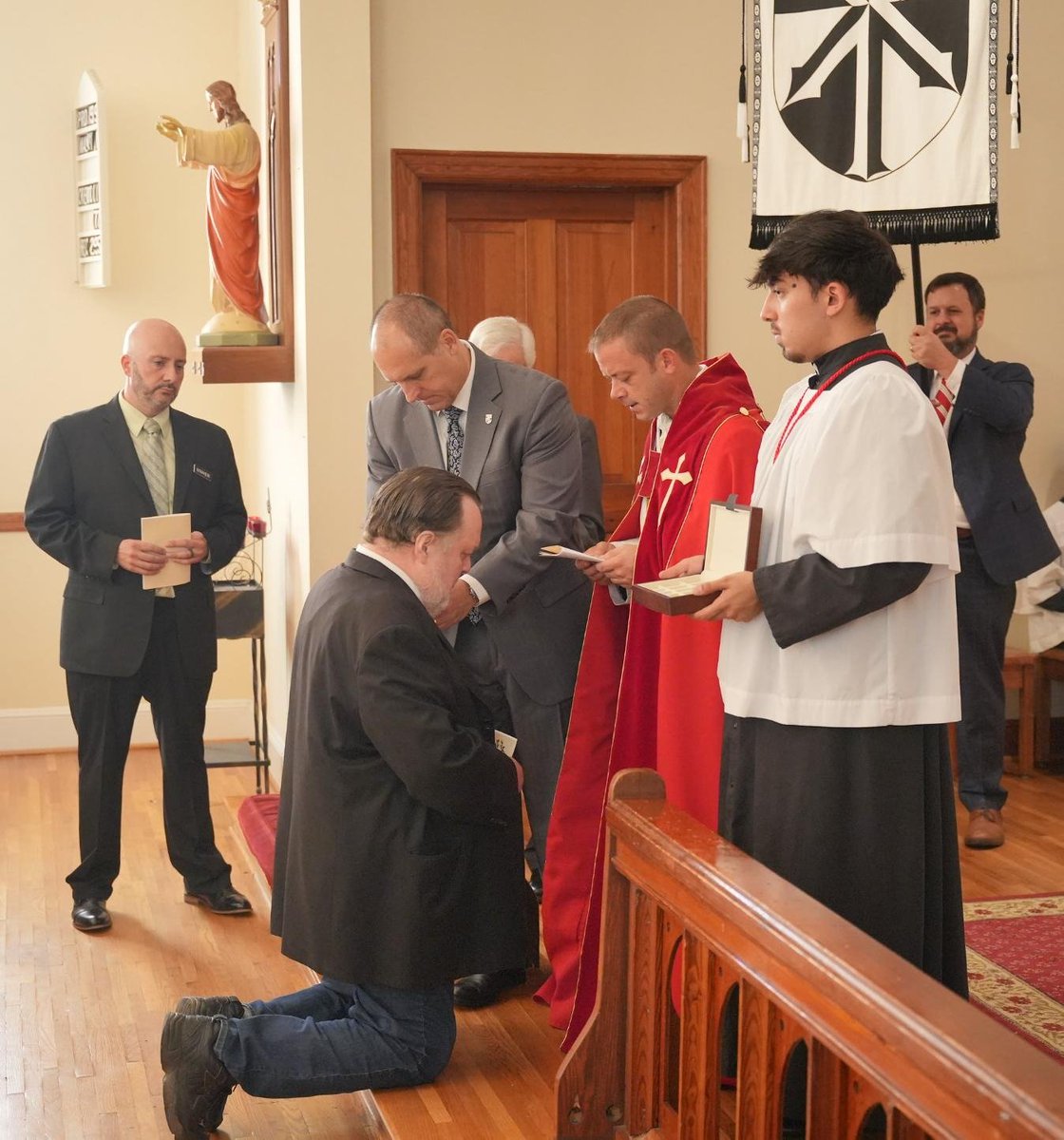 CullumSmith's tweet photo. Please take a moment to consider whether Our Lord calls you to this act of charity:

Mr. Thomas Lark was a prolific traditional Catholic man of North Carolina. He was received into the Church at my local SSPX chapel, where he also married his wife, Julie. He was a reporter, an actor, a writer, a singer, and a professed member of the Holy Name Society.

On Monday night, Mr. Lark was tragically killed outside of his home in Mount Holly, NC. Having no children, he leaves behind a widow with little means of supporting herself.

Please say a prayer for the friends and family of everyone involved, and for the repose of Mr. Lark's soul.

And if your means permit, consider donating to the fundraiser below to support Mrs. Lark through this devastating tragedy.

"Religion clean and undefiled before God and the Father, is this: to visit the fatherless and widows in their tribulation."
~ Saint James 1:27