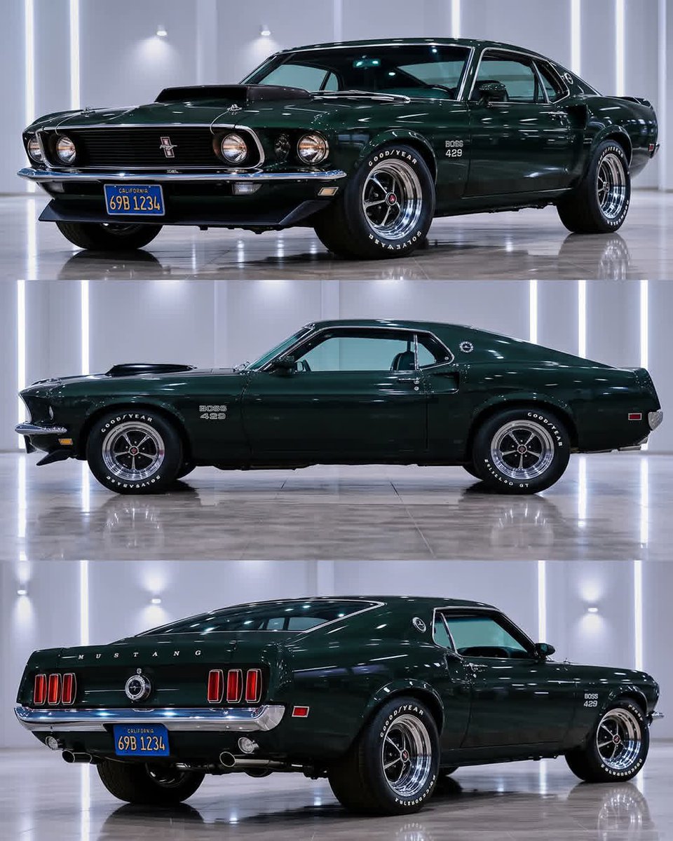 RestoMod804's tweet photo. Ford Mustang Boss 429 Fastback 🐎 https://t.co/wExWY0HENZ