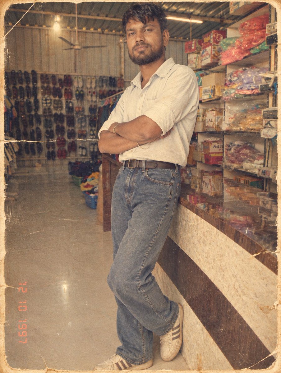 Deepaksen121099's tweet photo. Mene bhi bna liya 80s ka photo 

#trendingpost #80s #oldisgold https://t.co/xS7atiEF9p