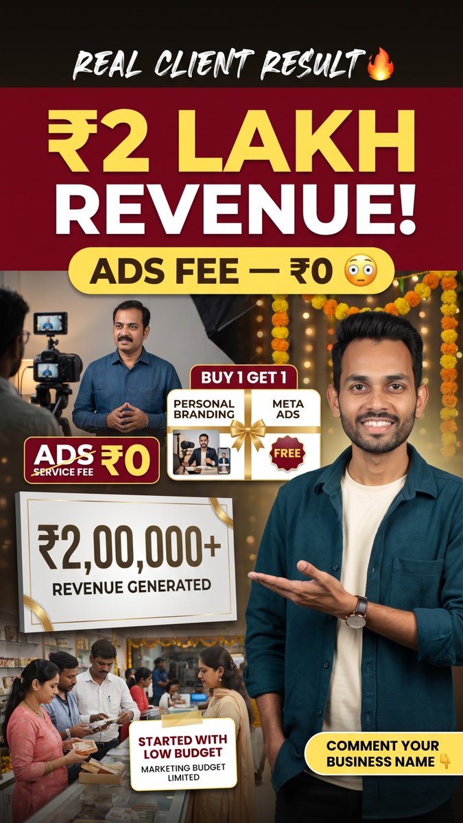 proroles's tweet photo. 🔥"₹0 ADS SPEND=₹2 LAKH REVENUE!🤯🔥BUY 1 GET 1 OFFER!🚀

👉 Follow us for more updates: @proroles.digital
📞 Contact us: +91 90636 85566
🌐 Website: https://t.co/IbR4kbhI9M
📩 Email: prorolesdigital@gmail.com
📍 Address: 12A04, 13th Floor, Manjeera Trinity Corporate, Hyderabad https://t.co/OsYjYNMT2Y