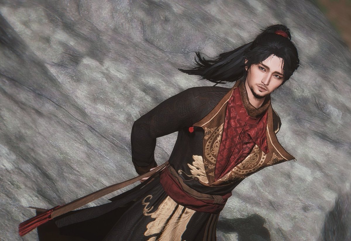 Minztea_Art's tweet photo. I'm still around btw (,,ᴗ  ̫ᴗ,,)ꕤ*.ﾟ
Not posting alot but wanna show you my new obsession.
I named him Zhāng Xùyáng 🧡
.
#WhereWindsMeet #Art #OCArt https://t.co/Ep8Hkf3aDk