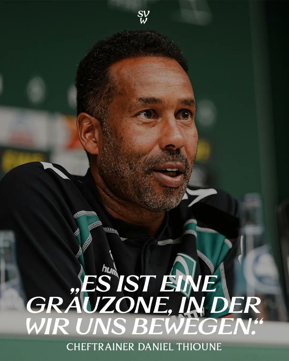 WerderUpdates's tweet photo. Nach einem schlechten Spiel in Freiburg folgte eine Top-Leistung gegen Leipzig. Nun geht es für den SVW nach Köln.
Und dort erwartet Daniel #Thioune zumindest wieder "Einsatzbereitschaft, Leidensfähigkeit und die Gier, sein Tor schadlos zu halten."
Mehr Aussagen 👉 https://t.co/ReEgFBIbx4
#Werder