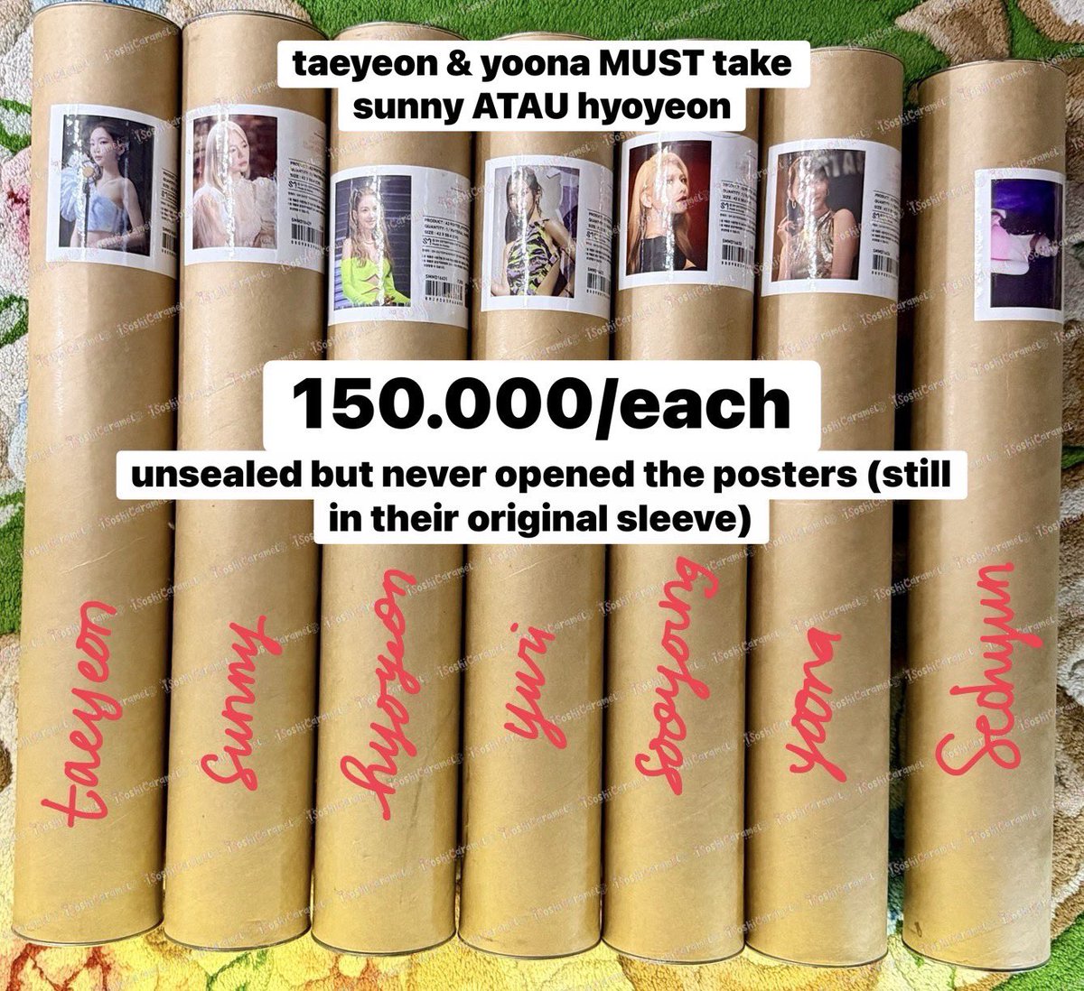 carameliciousy's tweet photo. WTS INA —  PC PHOTOCARD SNSD GIRLS GENERATION SOLO TAEYEON JESSICA SUNNY TIFFANY HYOYEON YURI SOOYOUNG YOONA SEOHYUN #ตลาดนัดโซชิ #ตลาดนัดดาวทอง 양도 소녀시대

💰 on picture
☀️ take per SET only (ot9 etc)
‼️ beberapa bisa take each selain sets
💜 NOT for sensitive buyers https://t.co/w8vIrIsDkl
