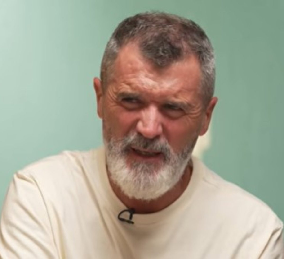 TheBallZoneX's tweet photo. Roy Keane: "Messi didn't deserve to be in the Ballon Dor top 30. A lot of people will say he had a better World Cup than Ronaldo, but scoring against Algeria, Jordan, Egypt is no big feat. Ronaldo would have done the same with those fixtures. And if u compare both vs Spain, Ronaldo had a better game."