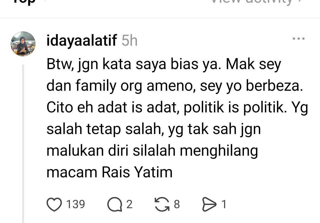 YOEPCD's tweet photo. Sedap pulak dengar derang borak pasal adat n9 https://t.co/MCiGN41Ctg