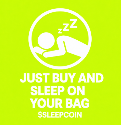 SleepCoinrh's tweet photo. You go to sleep, Less stress watching the charts, less raging.

And u wake up to millions.

$SleepCoin Coded.

No need for Stock pairs, Ai tech, some fee claims.

Just go to sleep already. https://t.co/sr8iLiQILE