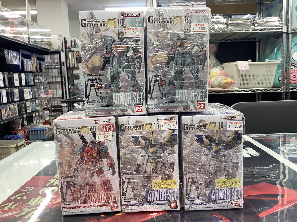 Machi_matsudo's tweet photo. 大人気商品 
機動戦士ガンダム GFRAME FA 10

こちらの商品入荷いたしました‼️
ニッパー・接着剤 不要‼️凄いおすすめの商品です！

お探しの方いらっしゃいましたら、ぜひ当店まで‼️

#まちキャラ #松戸 #GFRAME https://t.co/PTjvCiRifV