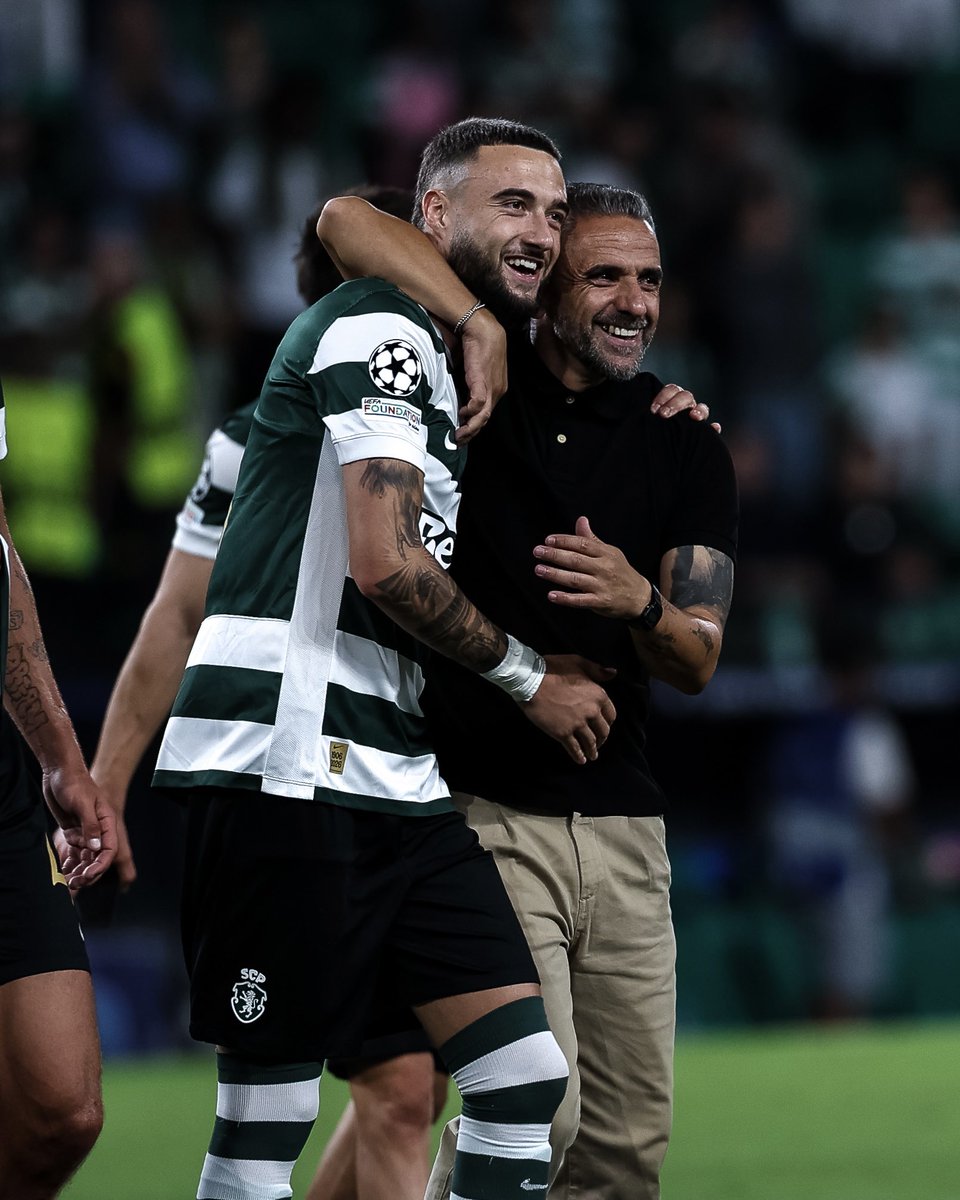 SportingCP's tweet photo. O Leão 🇵🇹 rugiu mais alto 🟢⚪️

Bom dia, Sportinguistas! #UCL https://t.co/iLHJ3Kf4qE