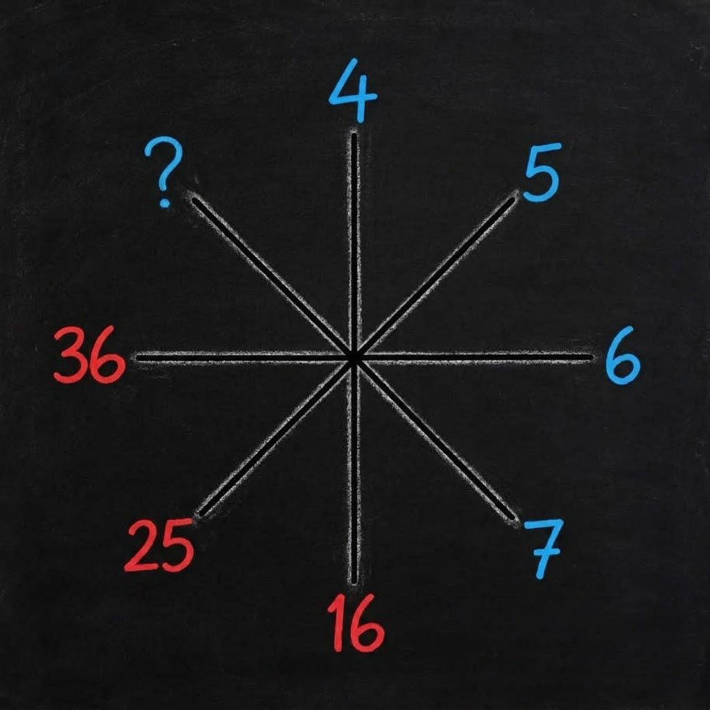 X_LEO_4's tweet photo. Spot the pattern. Solve for '?'.

What's the correct number? https://t.co/tTCEqxjxws