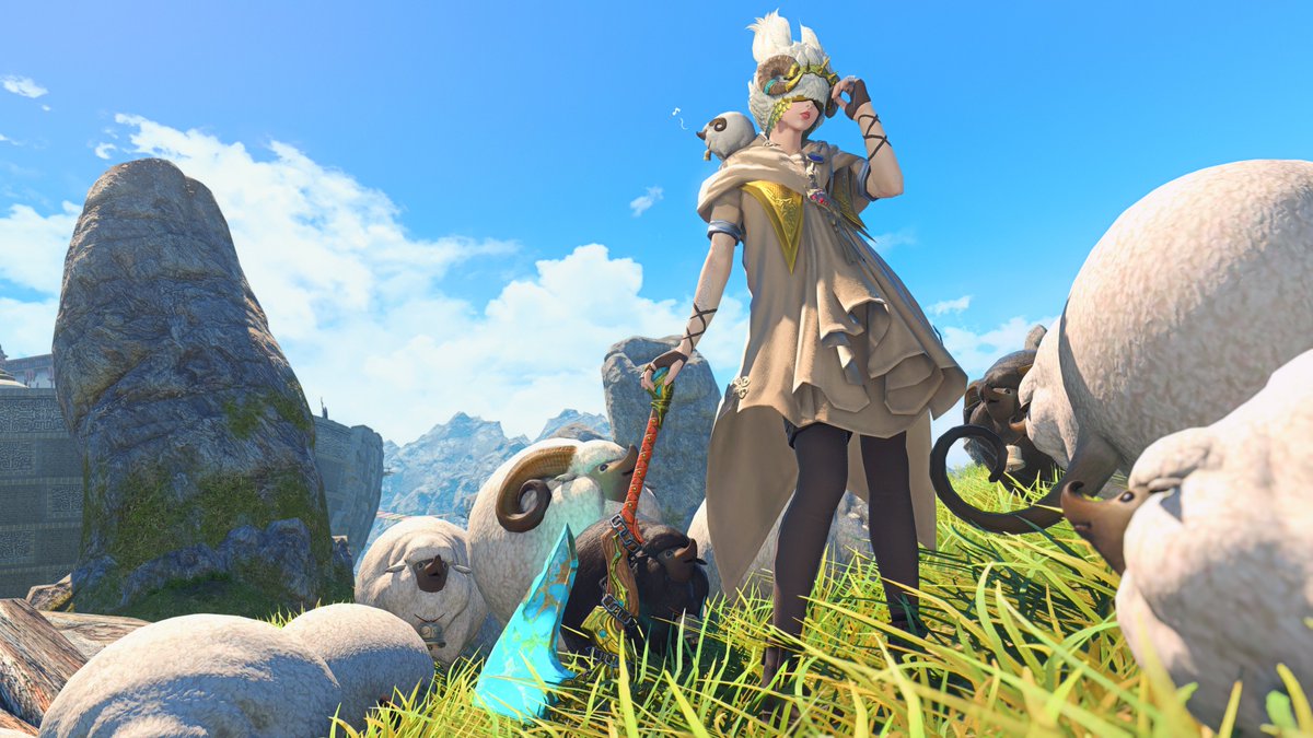 Sera_Eorzea's tweet photo. I really enjoy Beastma-...
Sheepkeeper ?! 
#Gposers 🐑 https://t.co/fcdDYh6vx7