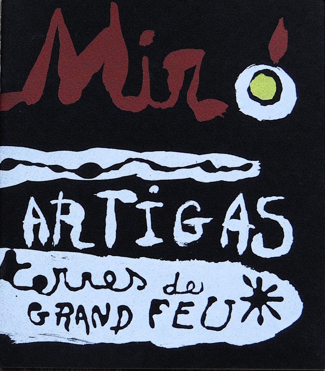 marieartcollec1's tweet photo. Rare 1956 original catalogue: Joan Miró &amp; Josep Llorens Artigas – Terres de Grand Feu
Pierre Matisse Gallery NY • Booklet highly sought after by collectors.  
👉 https://t.co/LYJJAoeofQ
#JoanMiro #Artigas #MiroArtigas #CeramicArt  #ArtCatalogue #ModernArt #BookCollectors https://t.co/Vb5U8X56uf