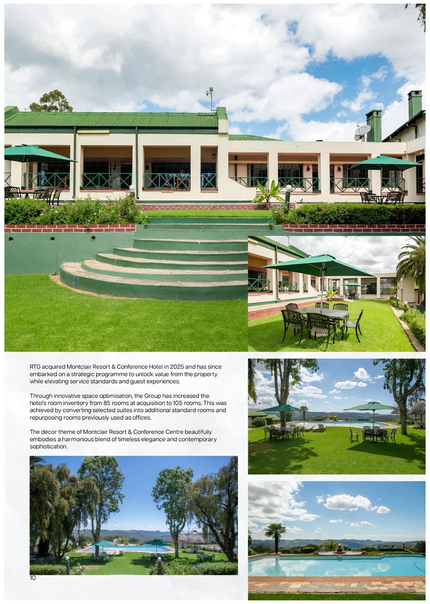 BMachy2's tweet photo. Nyanga’s tourism appeal is getting a major boost! 🇿🇼🏔️ RTG is investing US$2 million to modernise Montclair Resort, expanding it to 105 rooms and upgrading guest facilities. A welcome investment in the Eastern Highlands’ hospitality infrastructure. #VisitZimbabwe https://t.co/XXZYV1Mzut