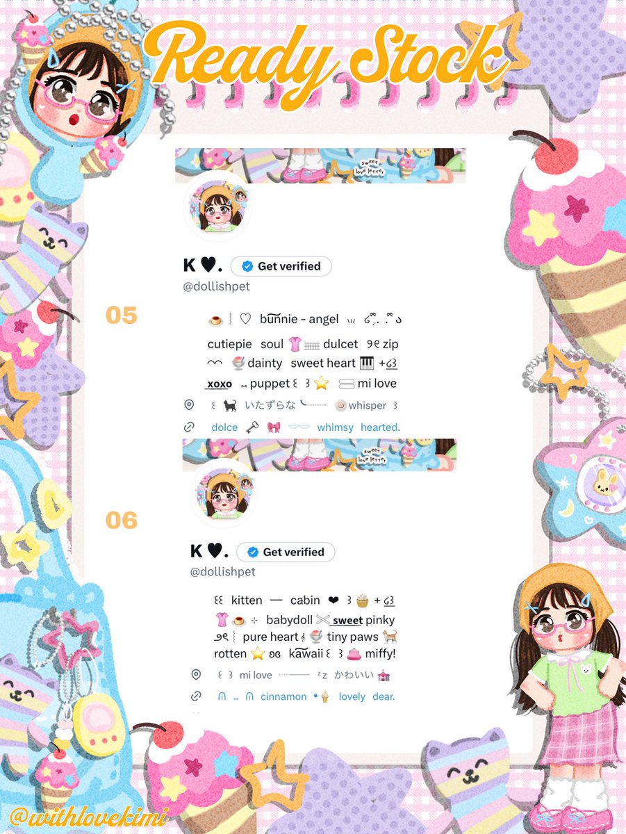 withlovekimi's tweet photo. ⠀
⠀♥︎  ︴꒰⠀help retweet? arigatOu!⠀꒱
⠀╭──⠀#bealanja  ୨୧🍧

⠀Moshi⠀__⠀mOsh?!⠀ready stock⠀⭐️
⠀wording bio rata tengah + loc + web 
⠀siap⠀dibeli! 👚 𓈈⠀sekarang!  :¨ ·.· ¨:
⠀ⓘ  ☆   harga:⠀IDR  9.000⠀coins⠀🧡

⠀꒰⠀꒱⠀⑅⠀marie jajan !  🎀
⠀ https://t.co/AmLqz8Cxqx