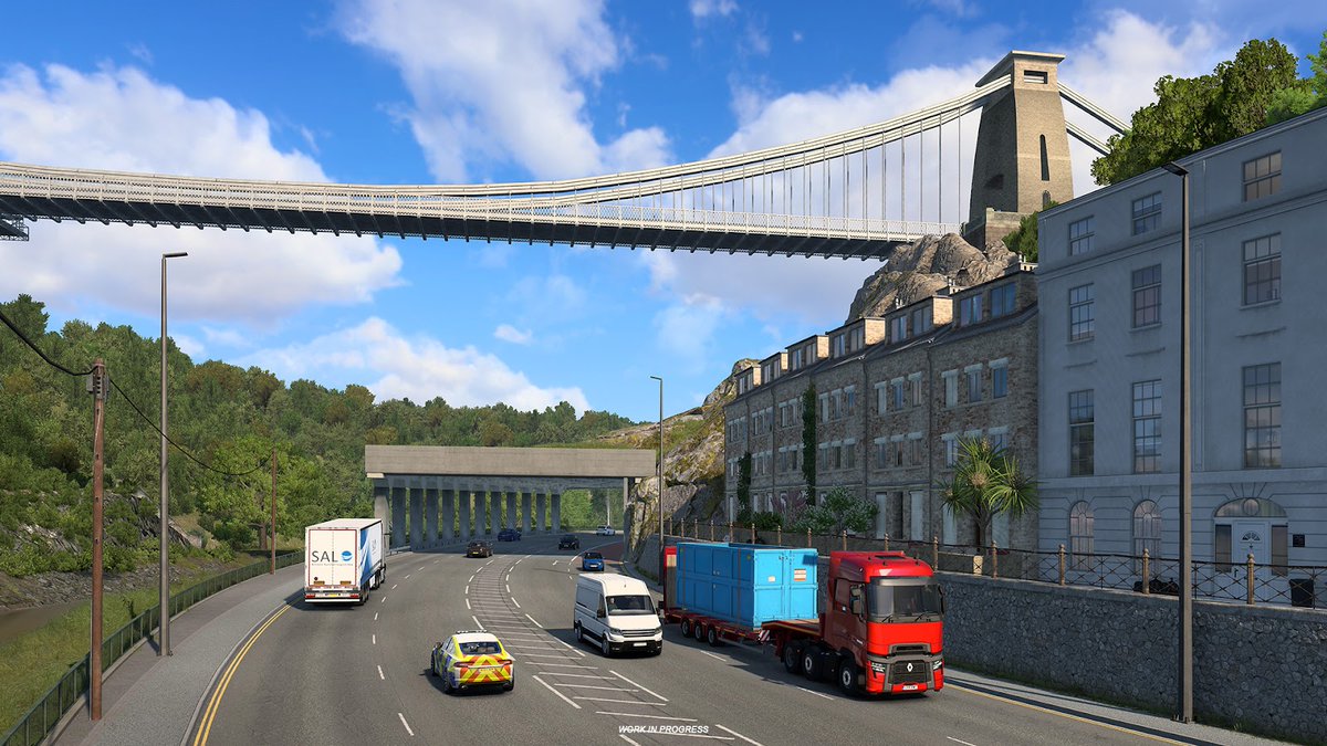 TraxionGG's tweet photo. SCS Software has previewed Euro Truck Simulator 2’s new recreation of the UK's Bristol city: https://t.co/Cu110tboax https://t.co/YnOttknT5A