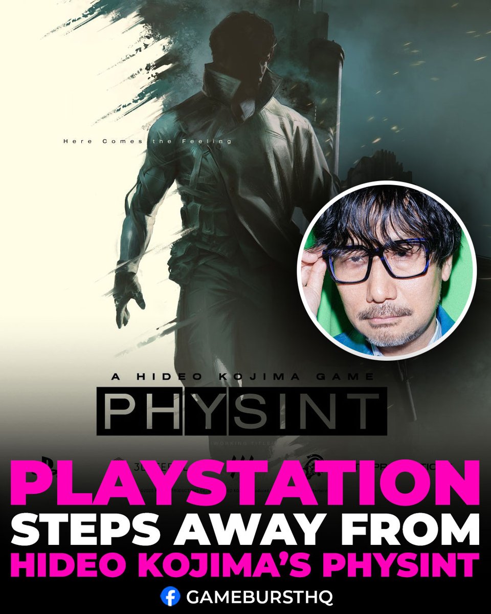 GameBurst's tweet photo. 🚨 BREAKING: PlayStation is officially stepping away from its collaboration with Hideo Kojima and KOJIMA PRODUCTIONS on PHYSINT.

According to Kojima, PlayStation Studios informed the studio in mid-June that it intended to cancel the PHYSINT project. Kojima Productions spent the following three months searching for a new partner to keep the game alive.

PHYSINT is still in development, with Xbox now stepping in as the project’s publishing partner, expanding its existing relationship with Kojima Productions beyond OD. 🎮

PlayStation says its broader relationship with Hideo Kojima and Kojima Productions remains strong despite leaving the project.