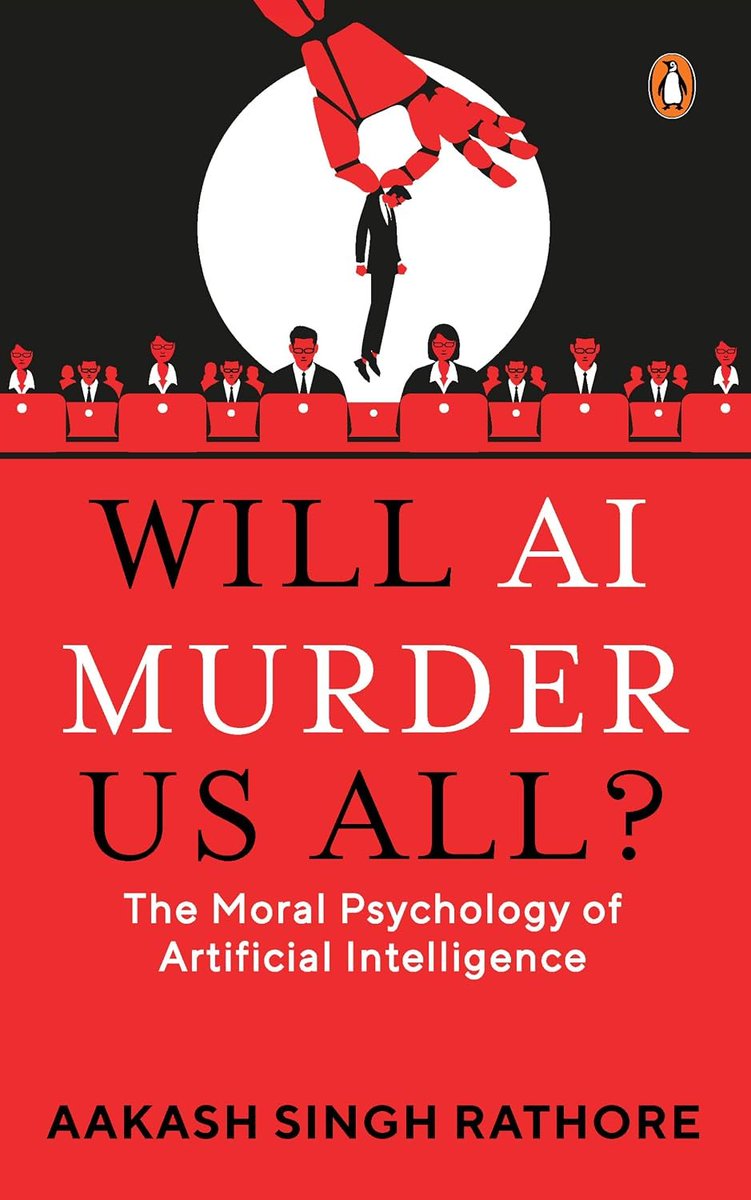 PenguinIndia's tweet photo. As AI companies race to make AI more intelligent, concerns over where that race could lead are becoming harder to ignore. 
Will AI Murder Us All? asks the urgent question: what happens when intelligence outpaces wisdom?

About the book: https://t.co/4ON0NiJVfQ https://t.co/r9HTbjbtX7