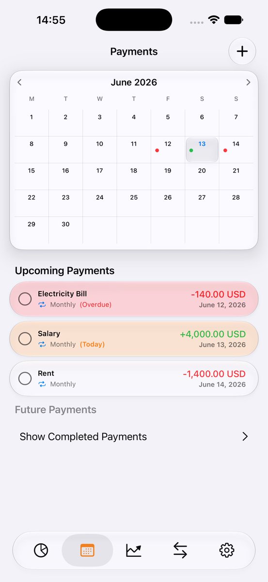 FinenApp's tweet photo. Your assets, debts, payments, all your personal finances are in one place, Finen! All your data are processed on your device and stored on your personal iCloud storage.

Finen is available on iOS and iPadOS App Store.

https://t.co/gIK31FymIk

#finance #budget #personalfinance https://t.co/Xts4Q9gD3b