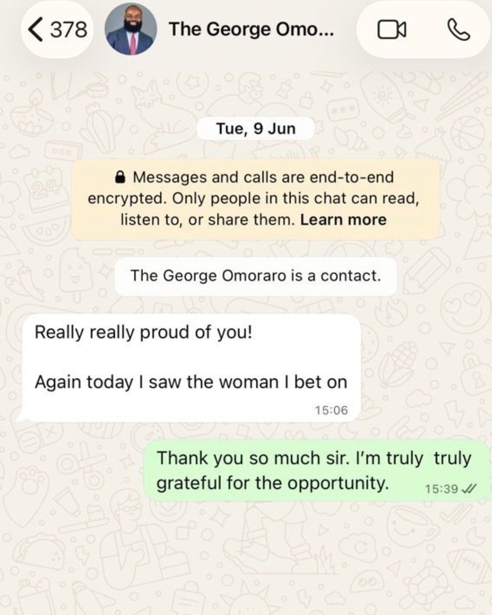 RageMediaGroup's tweet photo. A company in Abuja share screenshots of their chats with their CEO.
There is hope for the Nigerian workforce. ❤️
#RAGEMediaGroup
#AdvertisingAgency
#WhatDoCouplesTalkAboutTrend https://t.co/Q0nitAsl8q