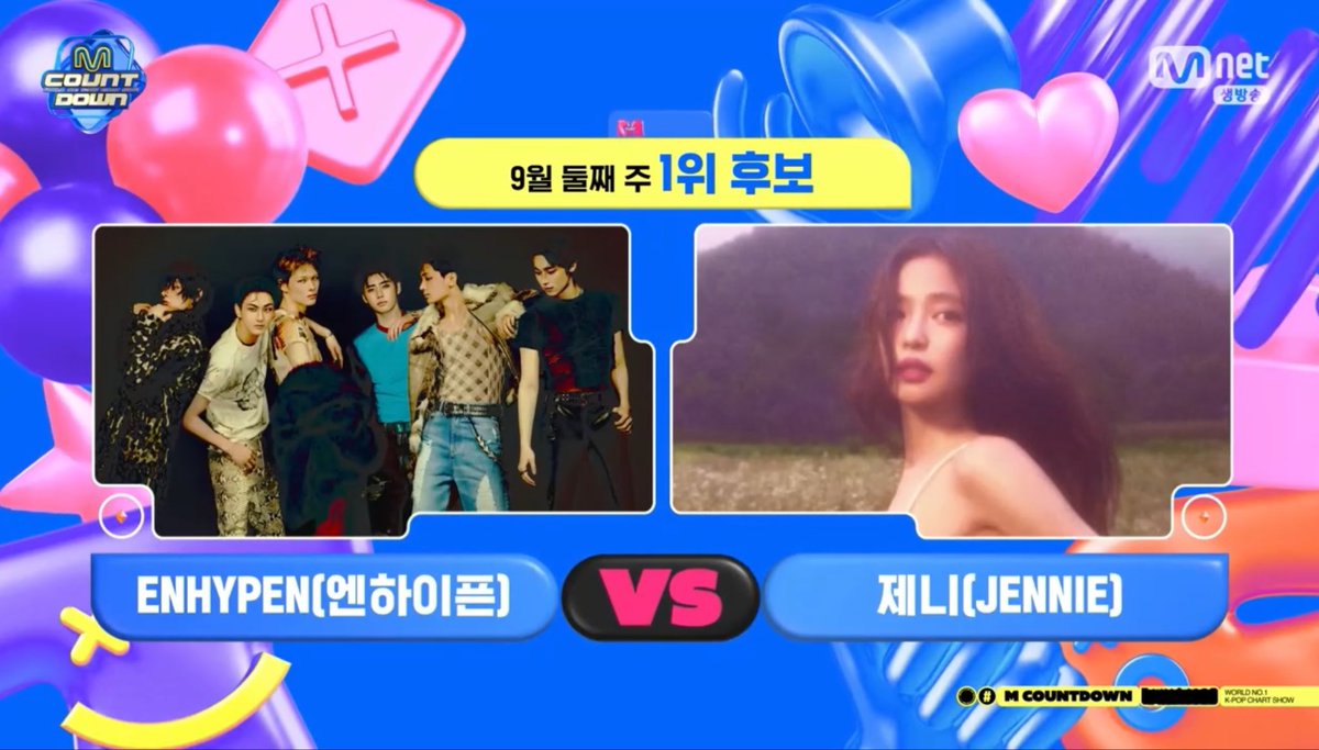 en_univ's tweet photo. ‘Bloody Paradise’ by ENHYPEN is nominated for its third week on MCOUNTDOWN!

Live voting starts NOW, vote on MNET Plus app.

@ENHYPEN_members @ENHYPEN #ENHYPEN #엔하이픈 #THE_SIN_BLISS #BloodyParadise https://t.co/FQus9qVhLm
