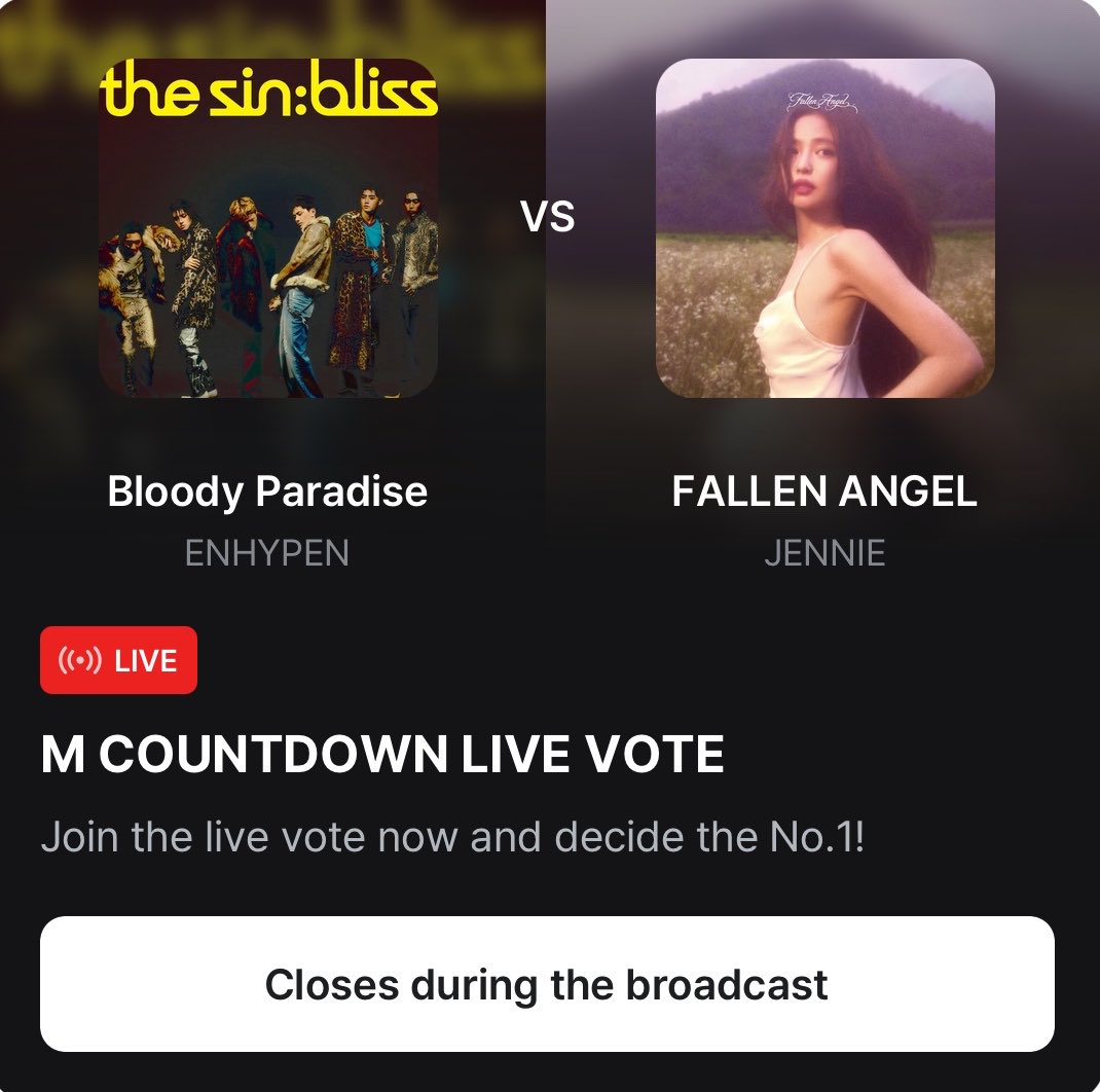 kngyzas's tweet photo. engenes!!!

live voting is now open for today’s mcountdown. please go to mnet plus and cast all your five votes. remember, we have to win this with HUGE GAP

VOTE NOW! https://t.co/ZlhYysPcX8