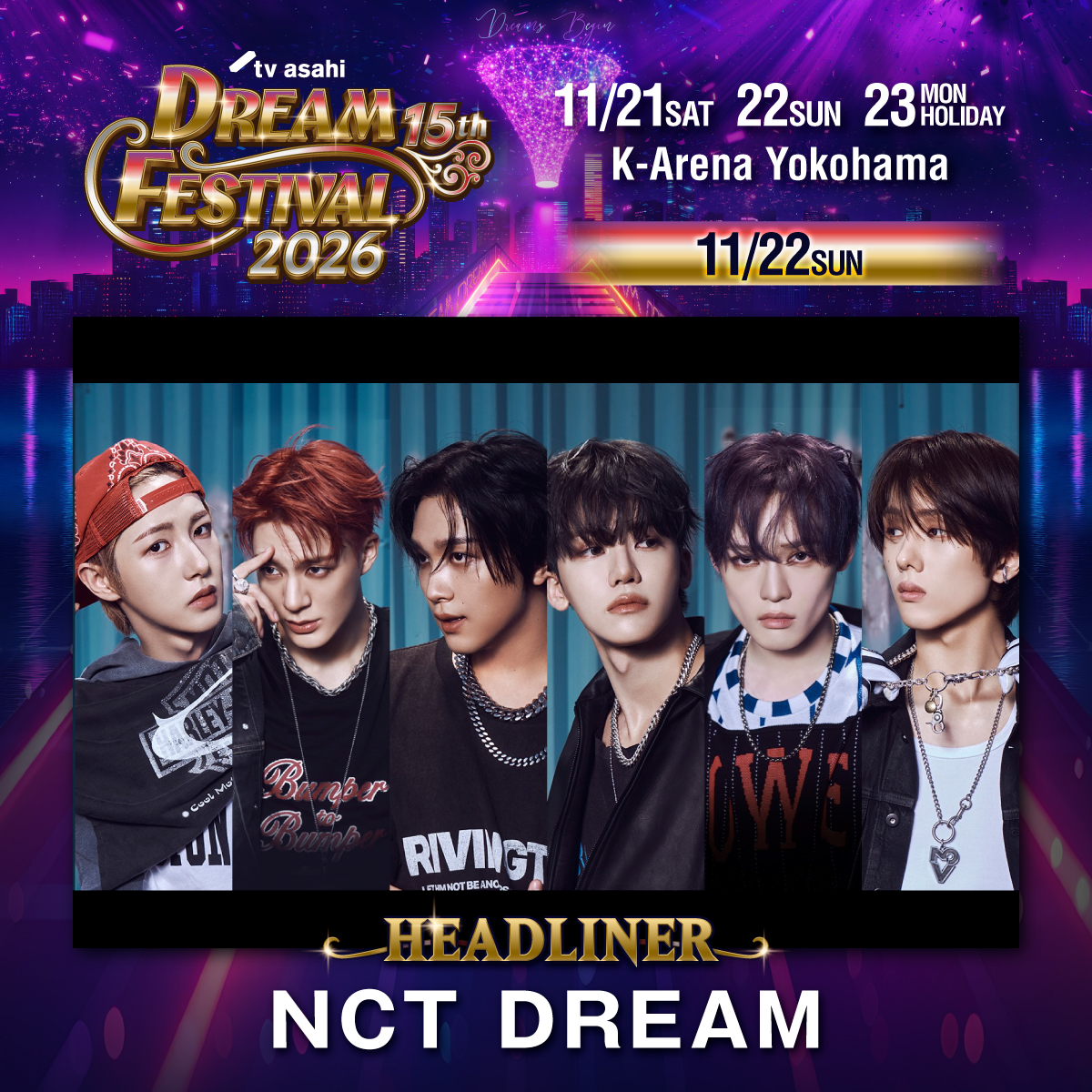 oricon's tweet photo. JO1、NCT DREAM、MAZZEL
『テレ朝ドリフェス』ヘッドライナーに決定
https://t.co/Fj06Ioxyi3
⠀
出演アーティスト
🎤11/21(土)
JO1
Aぇ! group
Novelbright
マルシィ
ももいろクローバーZ
⠀
🎤11/22(日) 
NCT DREAM
INI
XngHan&Xoul
Da-iCE
ROIROM
🎤⠀
11/23(月・祝) 
MAZZEL
ALPHA DRIVE ONE
izna
NCT WISH
ME:I
モナキ