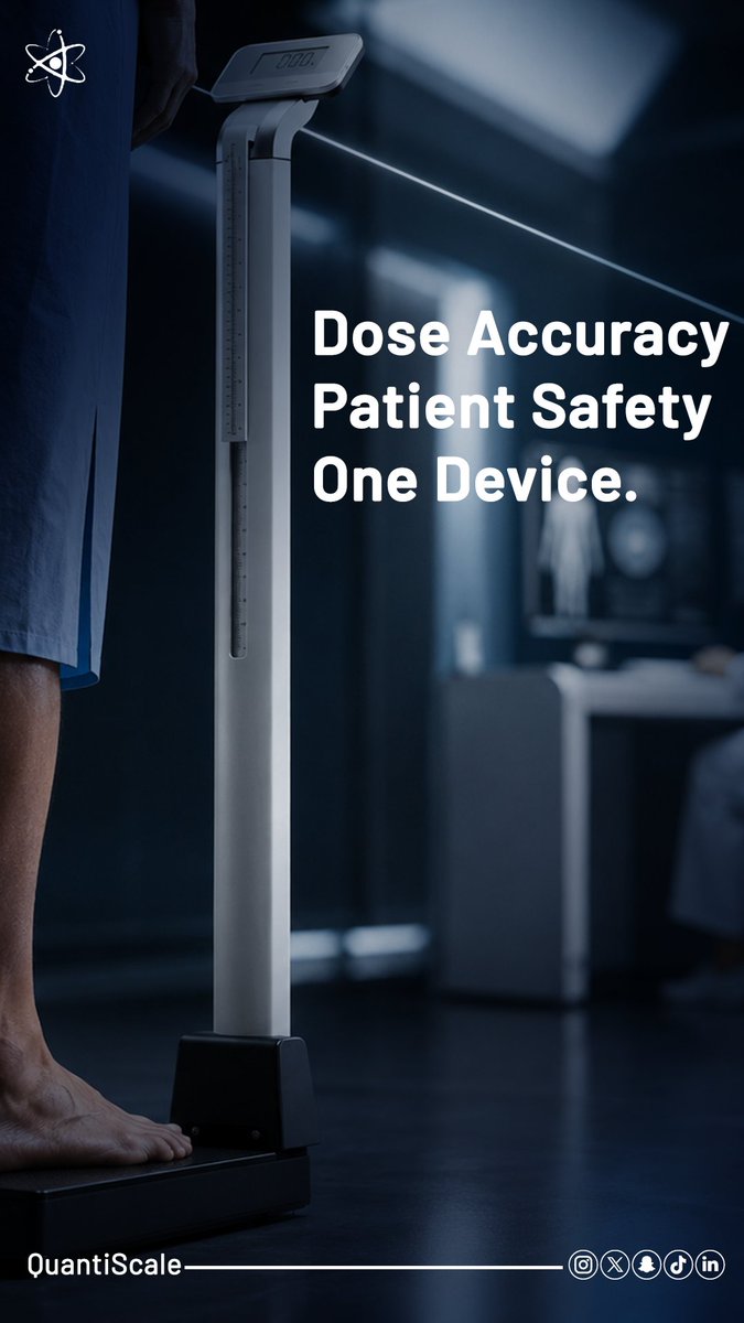 QuantiScale_'s tweet photo. In radiology, dose measurement isn't just a number – it's a matter of patient safety and regulatory compliance. Our smart scale provides accurate, real-time dose-related data that helps you https://t.co/H26wG9wAVf