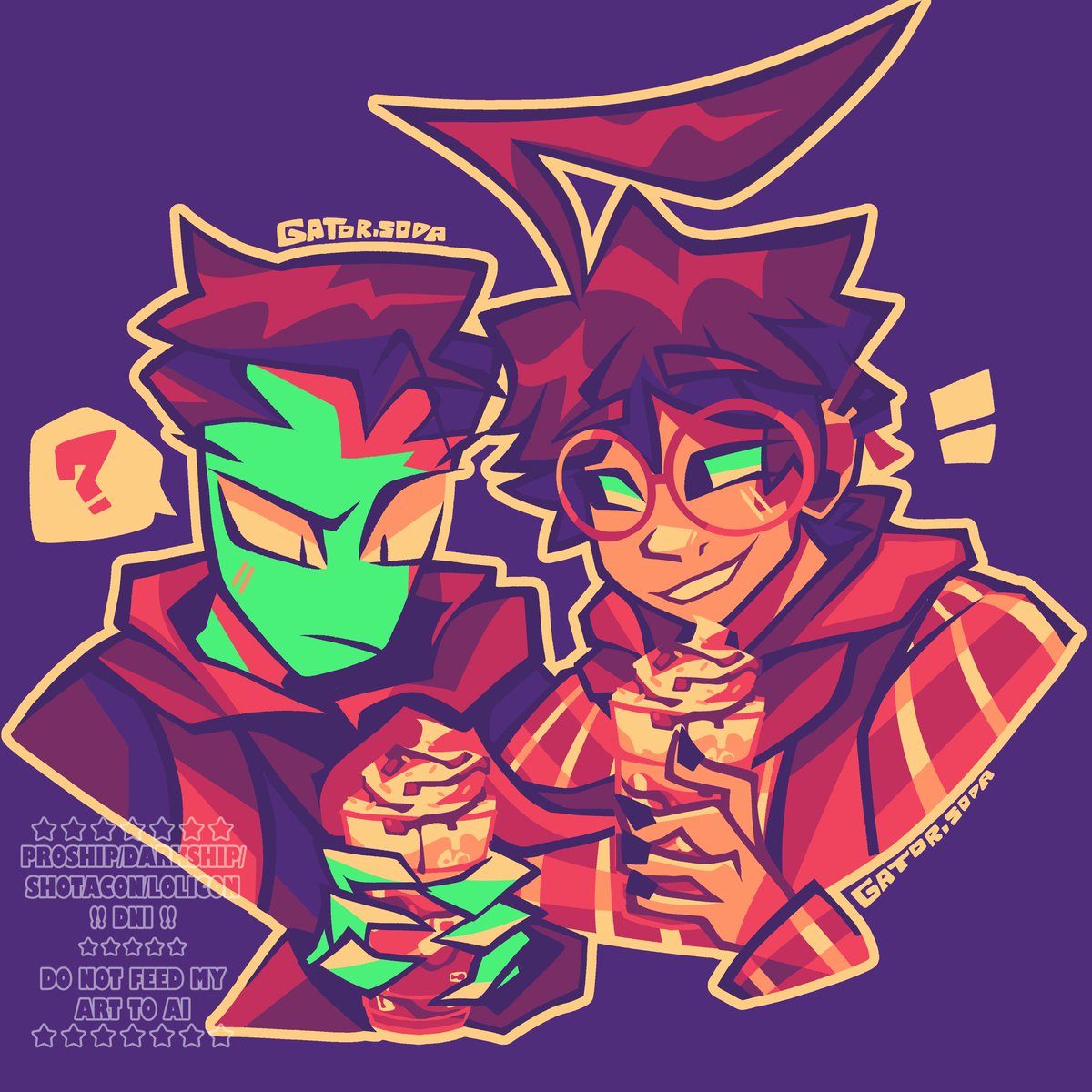 gator_soda's tweet photo. “Lattes” 🍁☕️
#invaderzim #zadf #zadr #zadqpr
💜💚🧡 https://t.co/cBVhbZ0KPj