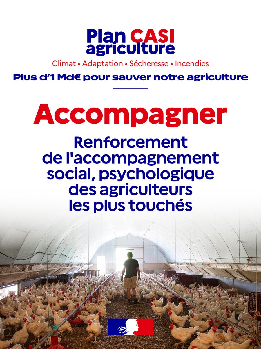 Prefet79's tweet photo. #Agriculture🌾 | Après un été marqué par les canicules, les incendies et la sécheresse, l’État accompagne les exploitations touchées avec un plan d’urgence.
La préfète des Deux-Sèvres reste mobilisée et à l’écoute du monde agricole.
→ https://t.co/g46l8qfnyW
#PLANCASI https://t.co/rYnMbQHskn