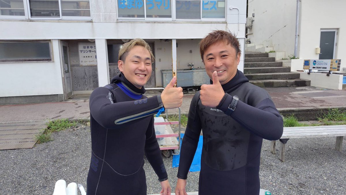 LIGHT_HOUSE1990's tweet photo. 西伊豆📍大瀬崎⁡
⁡本日からアドヴァンス講習スタート🤿⁡
⁡⁡
⁡中性浮力、コンパスナビゲーション、ディープダイビングを行いました🙌🏻⁡
⁡⁡
⁡透明度は5~8Mと徐々に回復してきています👀
⁡
⁡本当に⁡潜る度にめきめきスキルアップしていてこれからのダイビングライフが楽しみですね〜💪🏻✨⁡⁡ https://t.co/Omu6k8kcBp