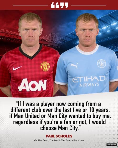 city_rabin's tweet photo. Paul Scholes, meet Paul Scholes. https://t.co/BgAjzGHa3A