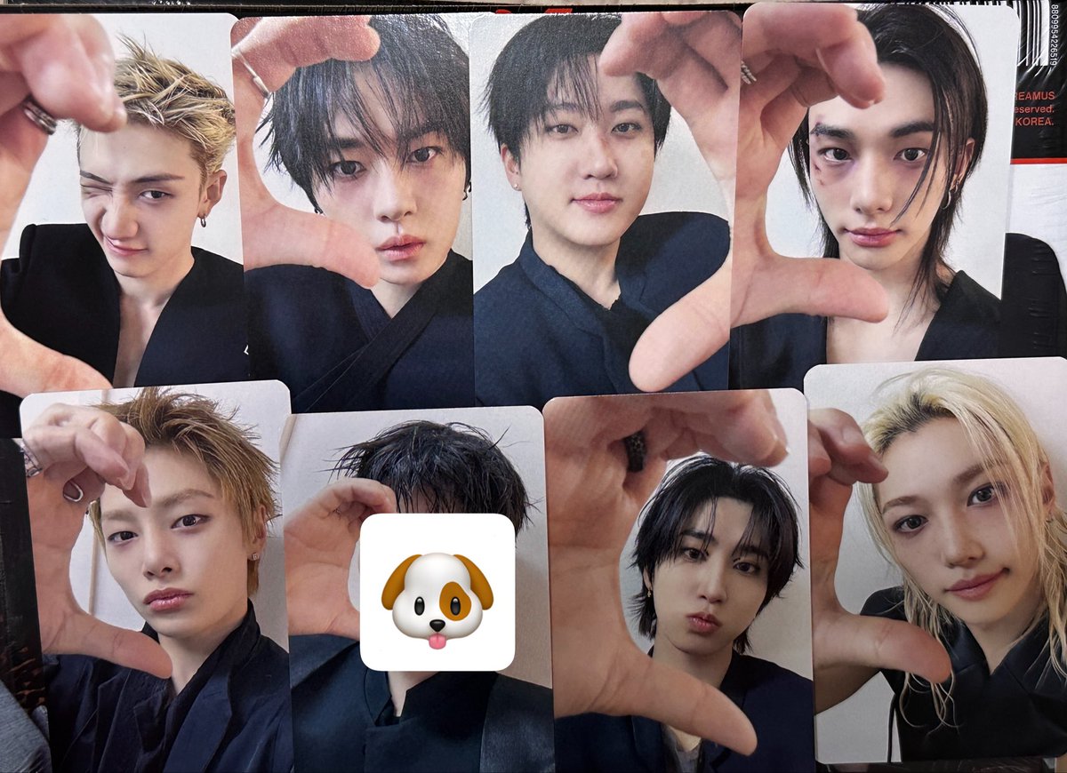 mn_x_mn's tweet photo. Straykids スキズ　トレカ　特典　入場特典　異種交換　this&amp;that FANS アフターパーティー　after party 交換

（譲）　バンチャン　リノ　チャンビン　ヒョンジン　アイエン　ハン　フィリックス

（求）　after party特典　スンミン

異種ですが交換可能な方いましたらご連絡ください😊 https://t.co/bEhbtCfmPa