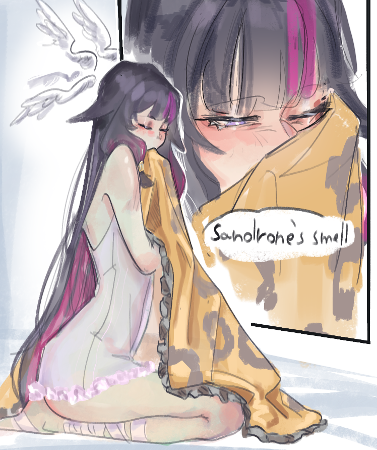 TibsSketches's tweet photo. Even Moon goddess can miss her gf https://t.co/khLhO95oRj