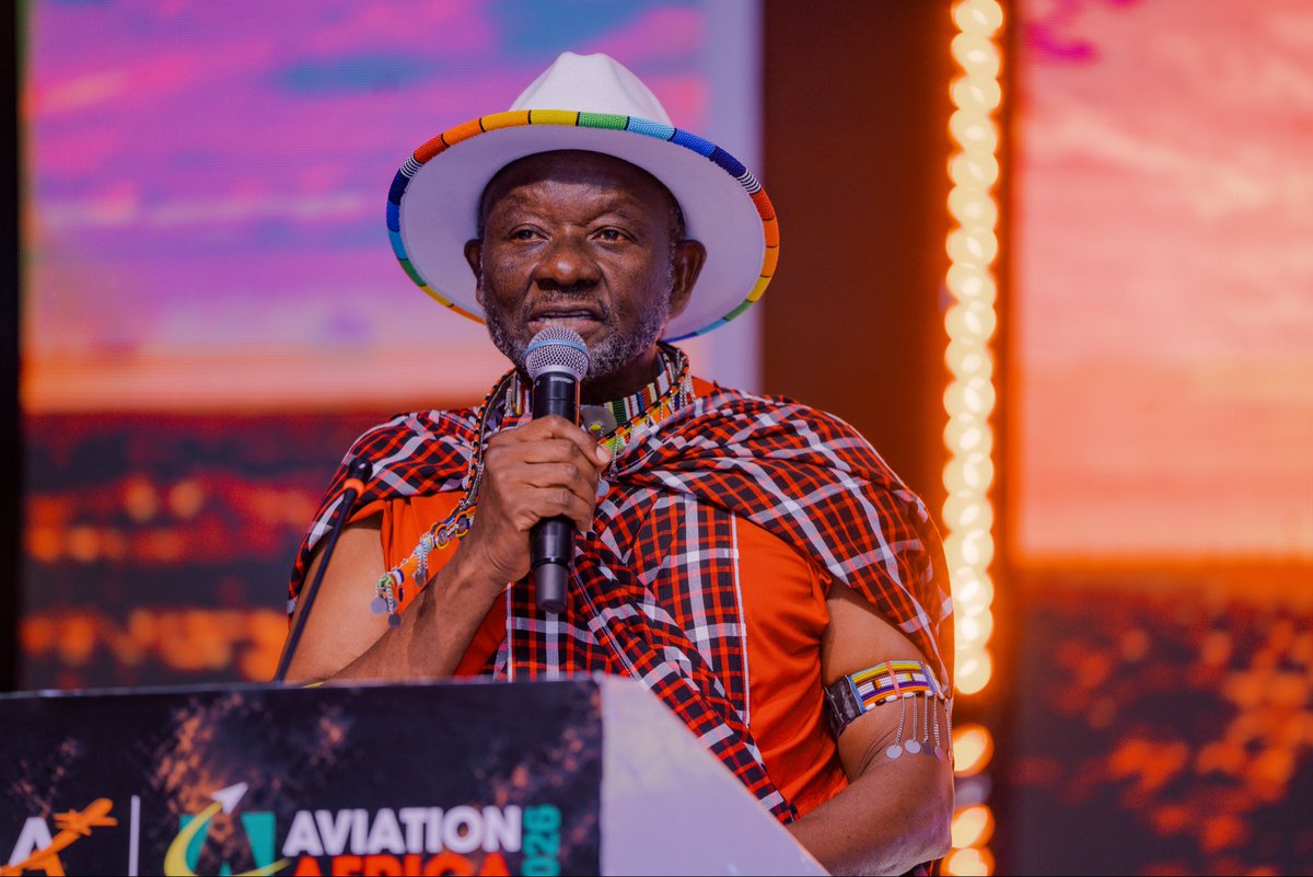 CAA_Kenya's tweet photo. In his welcoming remarks, Mr. Brown M. M. Ondego, EBS, Chairman of the Board of Directors, @CAA_Kenya invited the delegated to experience what Kenya has, from its wildlife and landscapes to its vibrant cities, rich culture and warm hospitality.
#AviationAfrica2026 #AVAF26 https://t.co/cjypK0LJI3