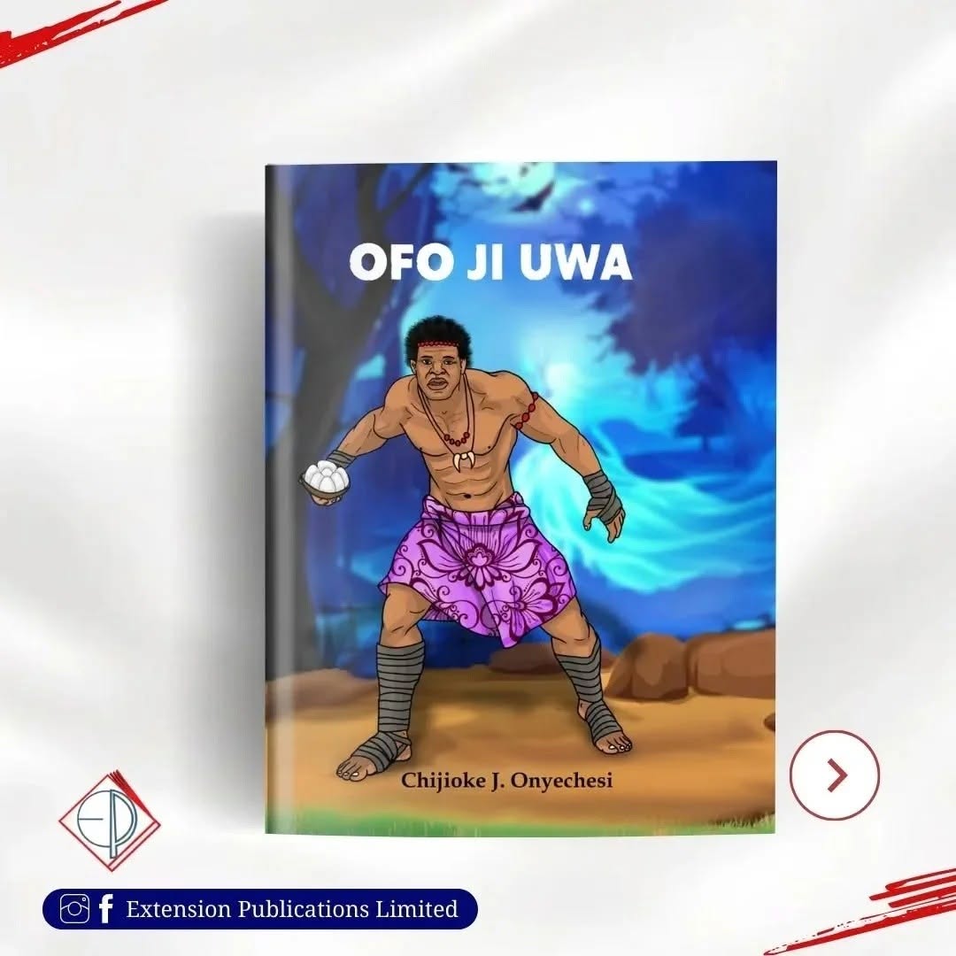 EXTENSIONPUB's tweet photo. Ofo Ji Uwa, a story in Igbo language, reminds us that the world is shared, but not everyone acts with truth. Good and evil walk side by side, and the Igbo say that when one finger touches oil, all are soiled. Many wrongs are done in the name of love, yet justice never sleeps. https://t.co/2G0WetTl8m